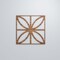 Ekena Millwork Large Swansea Decorative Fretwork Wood Wall Panels, Walnut, 23 3/8"W x 23 3/8"H x 3/8"T WALW24X24X0375SWNWA - alternate 6